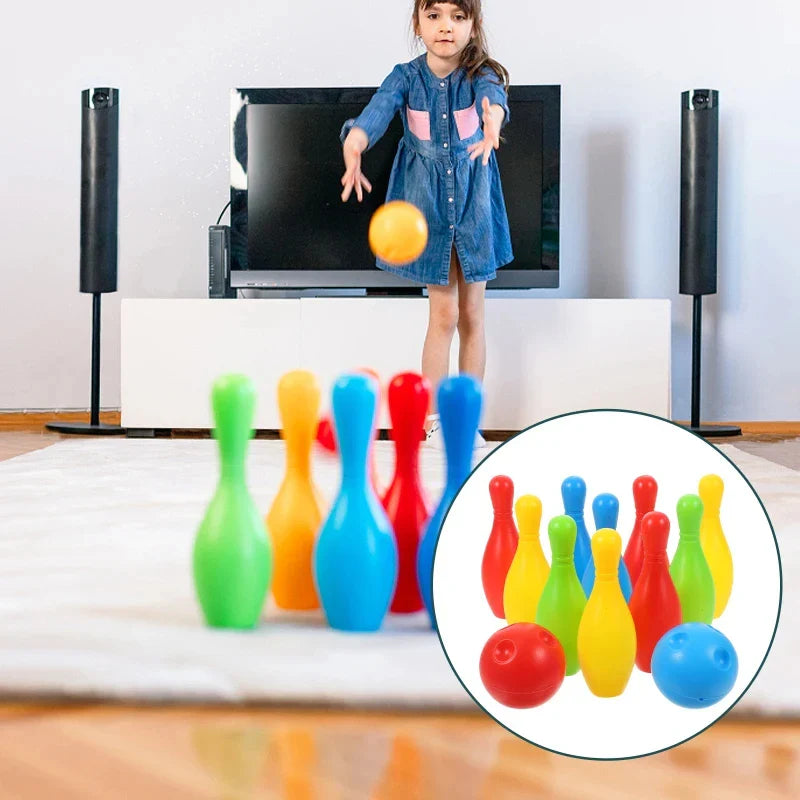 Kids Plastic Bowling Set – Colorful Pins & Balls for Indoor & Outdoor Family Game